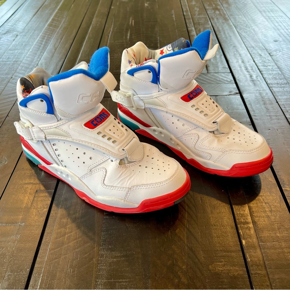 Converse Cons AeroJam | WHITE/RED/BLUE | Larry Johnson